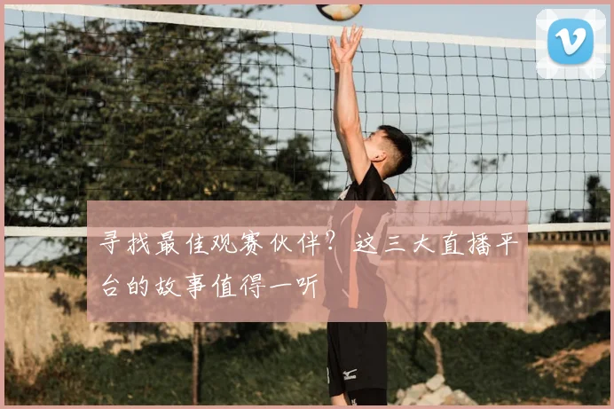 寻找最佳观赛伙伴？这三大直播平台的故事值得一听